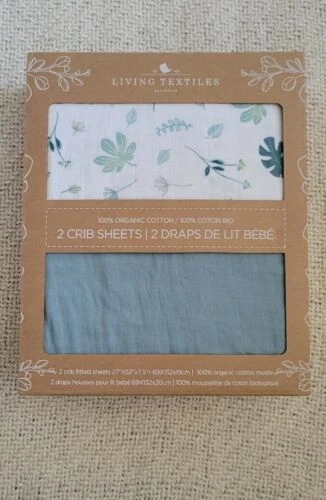 Hojas de Vivero Algodón Orgánico Living Textiles y juegos