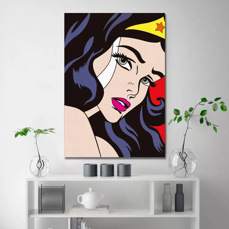 Wonder Woman Pop Art Diamond Painting