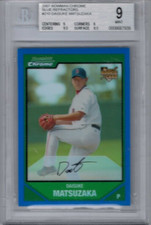 2007 Bowman Chrome Daisuke Matsuzaka Rookie RC #'ed 115/150 #210 BGS 9