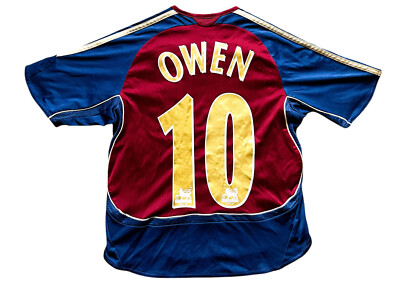 Newcastle Auswärtstrikot 2006-07 Owen 10 (sehr gut) Kinder 26-28 128