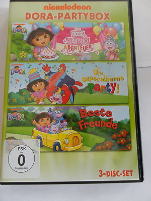 Nickelodeon - Dora-Partybox (Gr. Geburtstag Abenteuer+Superalberne Party+Beste F