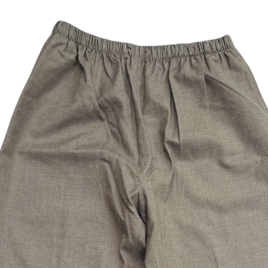 Eskandar Pants Size 2 Tan Wool Cashmere Blend Elastic Pull on