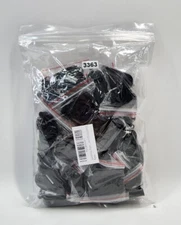 FYA  Classic Style Black Plastic Whistles (24Pcs)