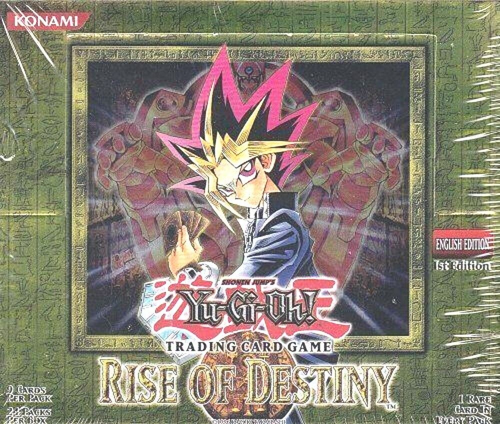 YU-GI-OH! ~ Rise of Destiny 1st Edition YuGiOh Booster Box YU-GI-OH! ~ Rise of Destiny 1st Edition YuGiOh Booster Box