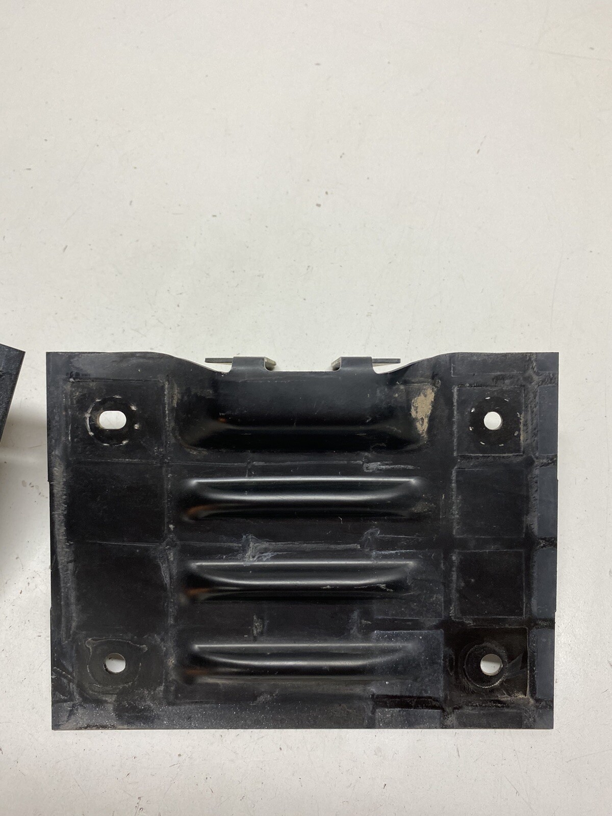 1991 91 C4 Corvette GOOD Front Bumper Fog Light Mount Plates Support L