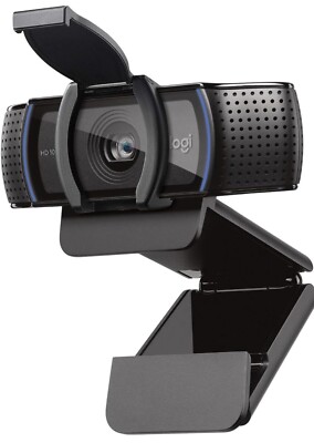 Logitech C920S 1080p HD Pro Webcam mit Privacy Shutter - Schwarz