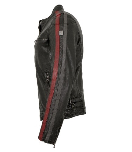 Gipsy by Mauritius Herren Lederjacke Bikerjacke Lammnappa