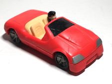 Vintage 1997 Burger King DC Comics Lois Lane Red Car Kids Club Meal Toy
