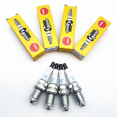 4x NGK Zündkerzen BKUR6ET-10 2397 Für VW Golf Passat Polo Audi A3 A4 A6 Seat