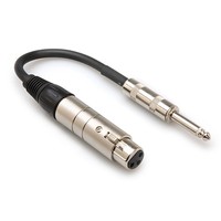 Hosa Mit-176 Impedance Transformer Microphone Adaptor Xlr3f To 1/4 Ts 6 Inches Hosa Mit-176 Impedance Transformer Microphone Adaptor Xlr3f To 1/4 Ts 6 Inches