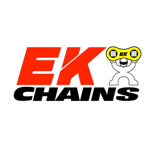 EK Z3D-530 MOTORCYCLE CHAIN 150 LINKS TENSILE STRENGTH 11,200 lbs BLACK / GOLD - Picture 3 of 4