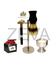 5 Pc DE Butterfly Opening Safety Razor Shaving Christmas Gifts Set/Kit Black