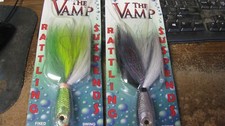 Wahoo "The Vamp" bucktail, saltwater, muskys, 2 ct, new, free shipping