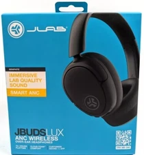 JLab JBuds Lux ANC Wireless Over-Ear Headphones Graphite Bluetooth New Sealed