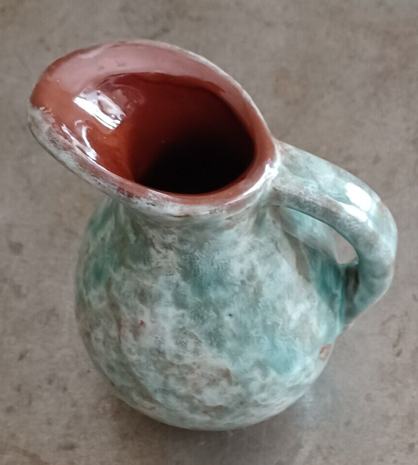 Ruth Leigh Paynter Burlington PEI Clay Pottery Signed Pitcher 5.25