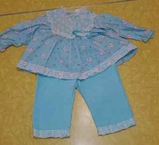 Vintage Catton Candy Size 0-6 Month Shirt with Courdory Pants s102