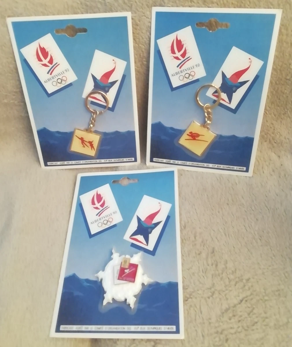 lot 10 pins differents jeux olympiques albertville 92 scotch brite 3M