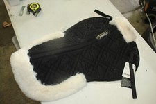 NEW Equest EQ illusion Fur Pad Cotton Cross Black 371309.1
