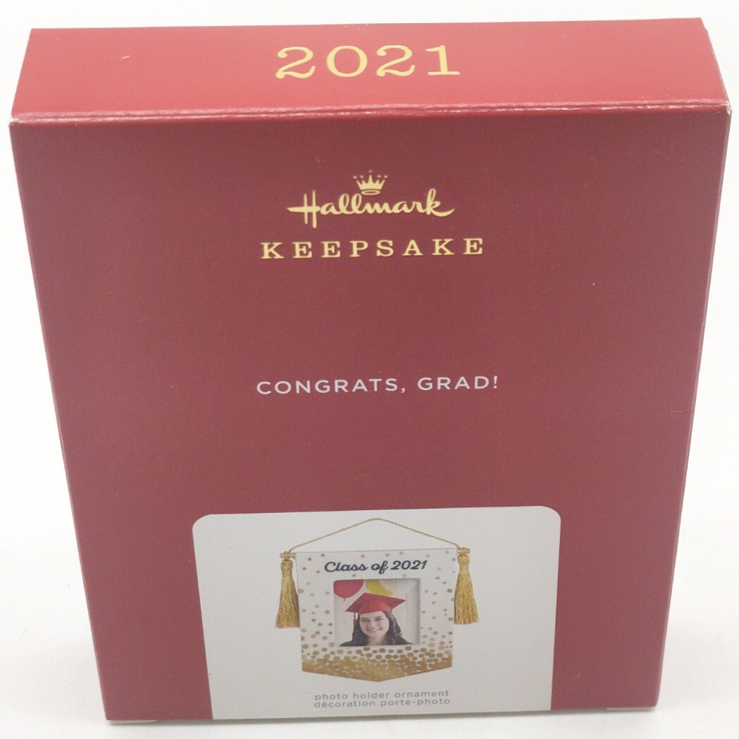 2021 Hallmark Keepsake Class of 2021 Grad Photo Holder Ornament