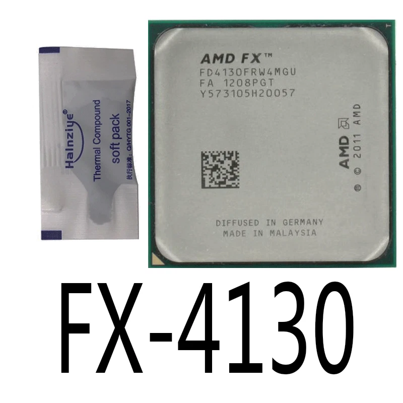 AMD Series FX 4100 FX 4130 FX 4300 FX 6100 FX 6120 FX 9590 AMD FX CPU Processor - Image 4 of 4