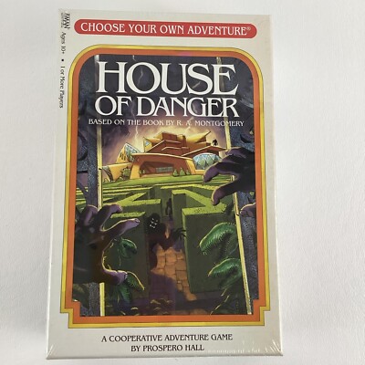 House Of Danger A Cooperative Adventure Game 2018 Book Based Prospero Hall New