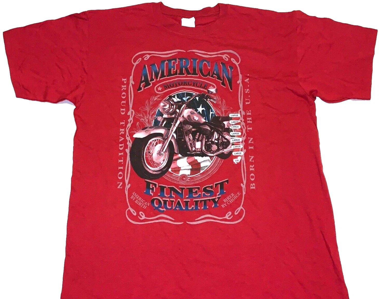 Anvil Biker Camisetas de manga corta para hombres