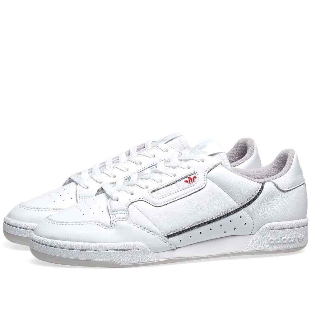 adidas continental 80 weiß grau