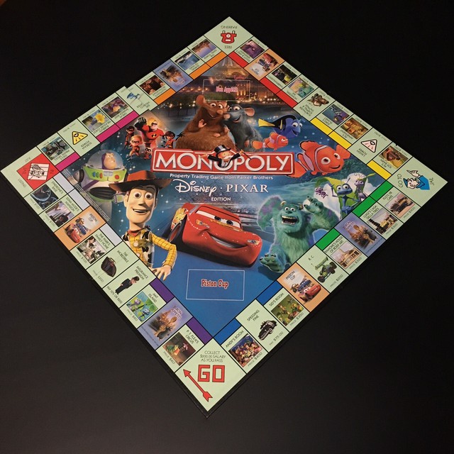 Monopoly Disney Pixar Replacement Parts Game Board eBay