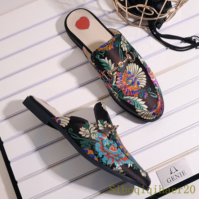 Retro Mujer Retro emboridery chatos Slip On mulas lofers Moda Fiesta Fiesta Moda Zapatos Talla ad6061 Retro Mujer Retro emboridery chatos Slip On mulas lofers Moda Fiesta Fiesta Moda Zapatos Talla ad6061