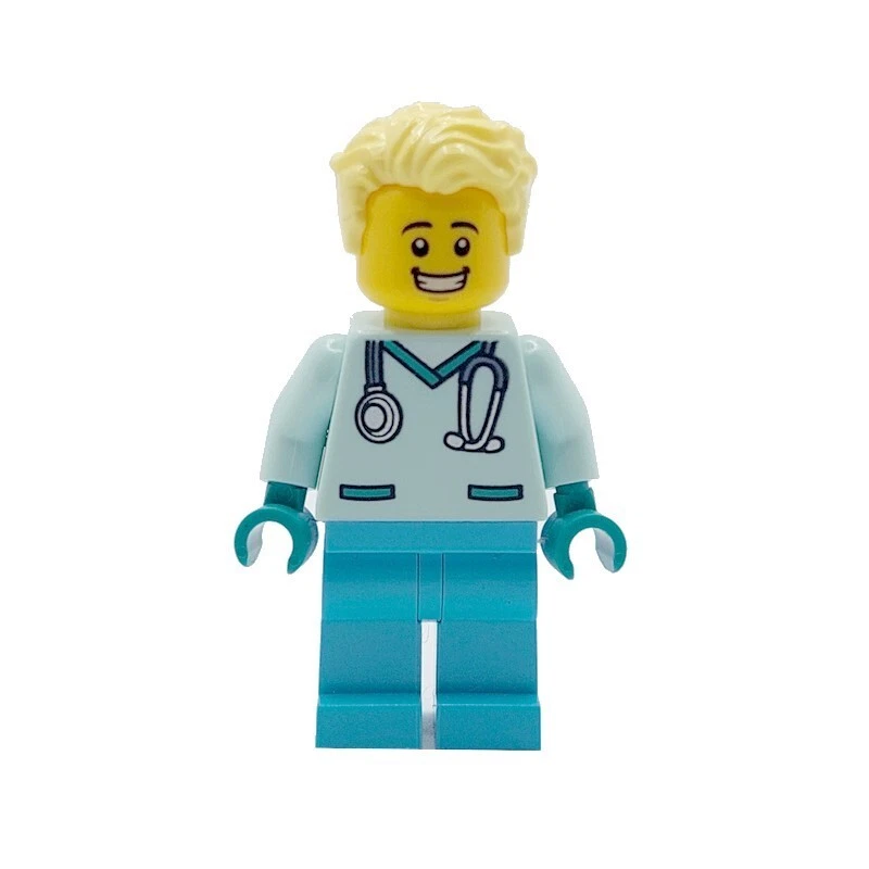 LEGO City Hospital Junior Doctor Nurse Paramedic Surgeon Male