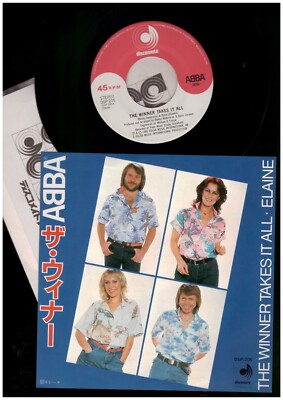 ABBA - The Winner Takes it All - Elaine - 7 inch Vinyl Single - JAPAN