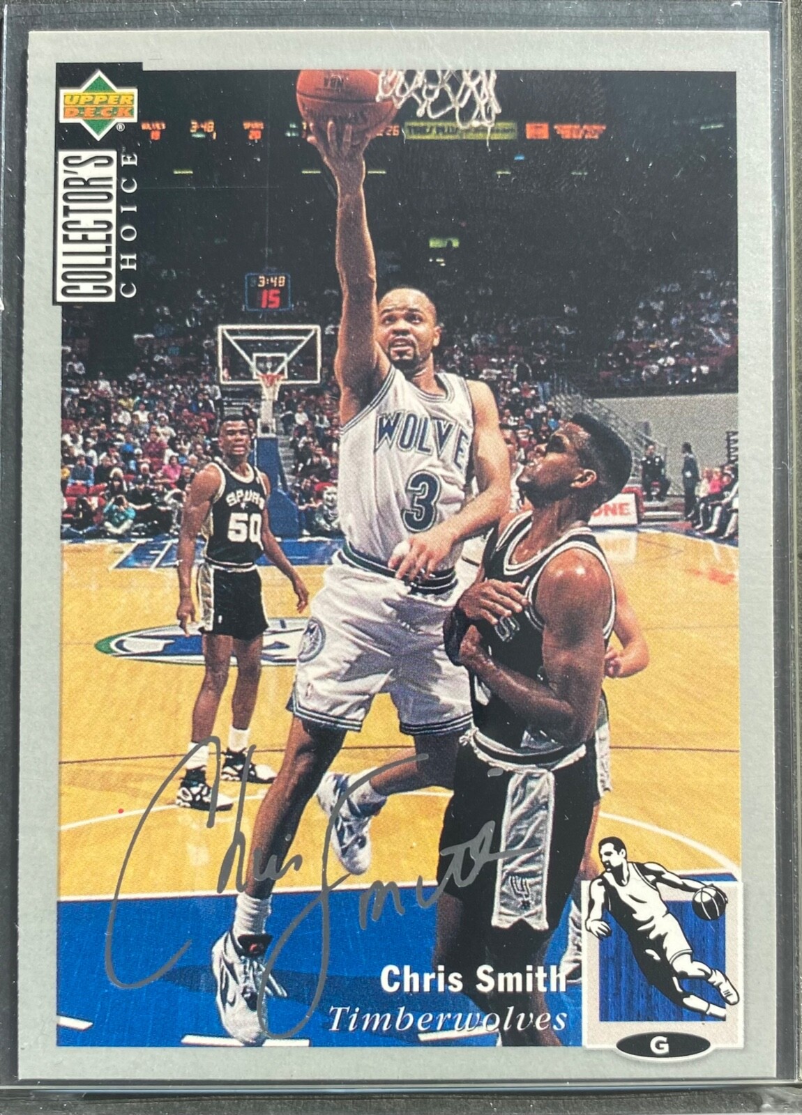 1994-95 Upper Deck Collector's Choice Silver Signature Chris Smith #46 SP