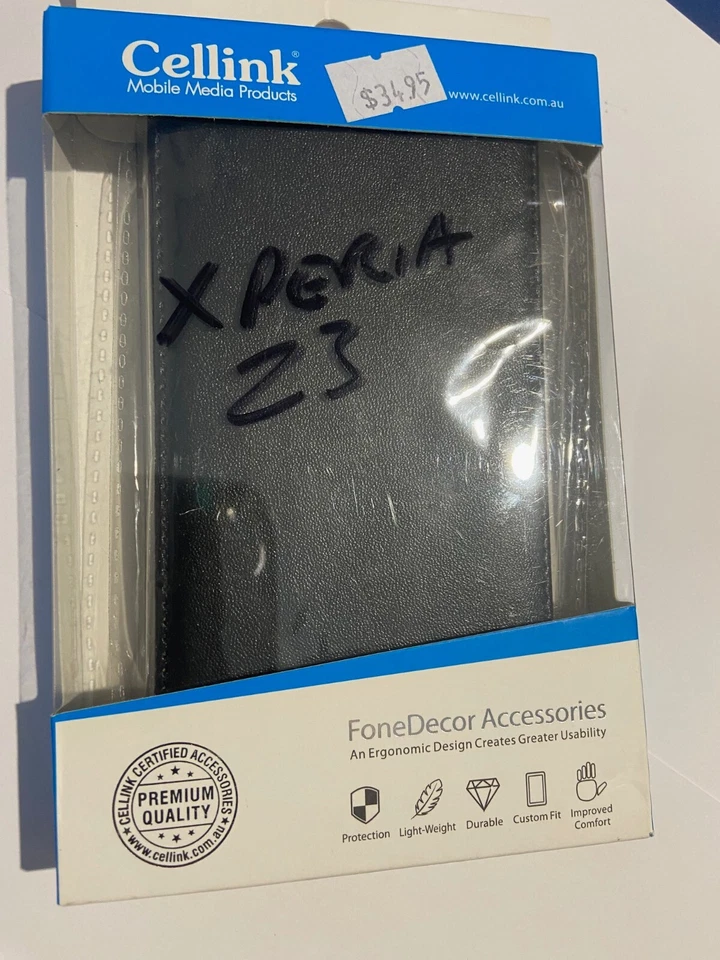 Sony Xperia Z3 Leather Flip Case (Vertical) in Black ALC706-102 by Cellink B/New - Image 2 of 4