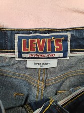 Levi  s Jeans Men Size 30x30 Super Skinny 510 Blue Denim