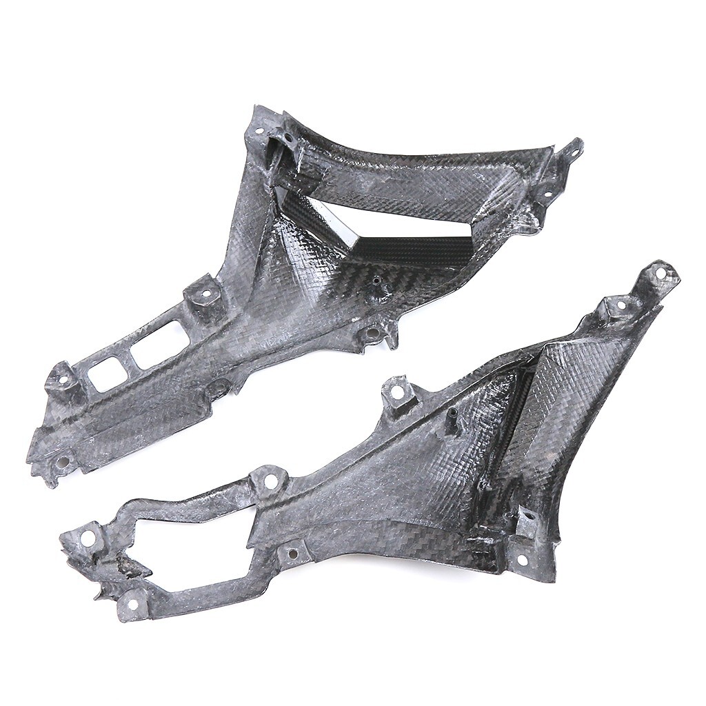 2023-2024 For Kawasaki ZX4R ZX-4RR Carbon Fiber Side Panels