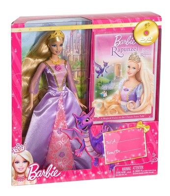 barbie rapunzel mattel