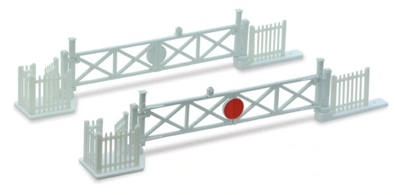 Peco LK50 OO Gauge Level Crossing Gates (4), Wicket Gates & Fencing