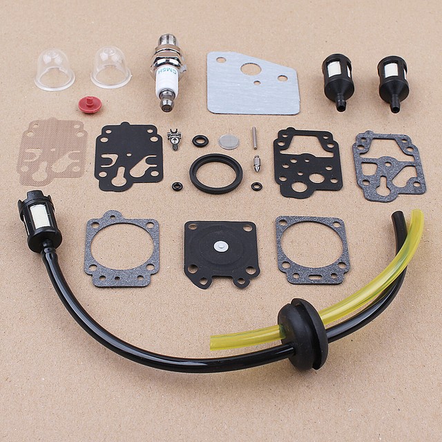 Carburetor Repair Kit Fuel Line For Honda GX35 GX25 HHB25 HHH25 K20WY