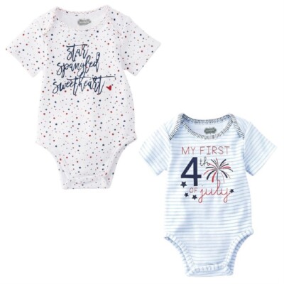 Mud Pie E0 Baby Girl Boy Sail Away Fourth Of July Crawler 0-6M 11030217 Choose