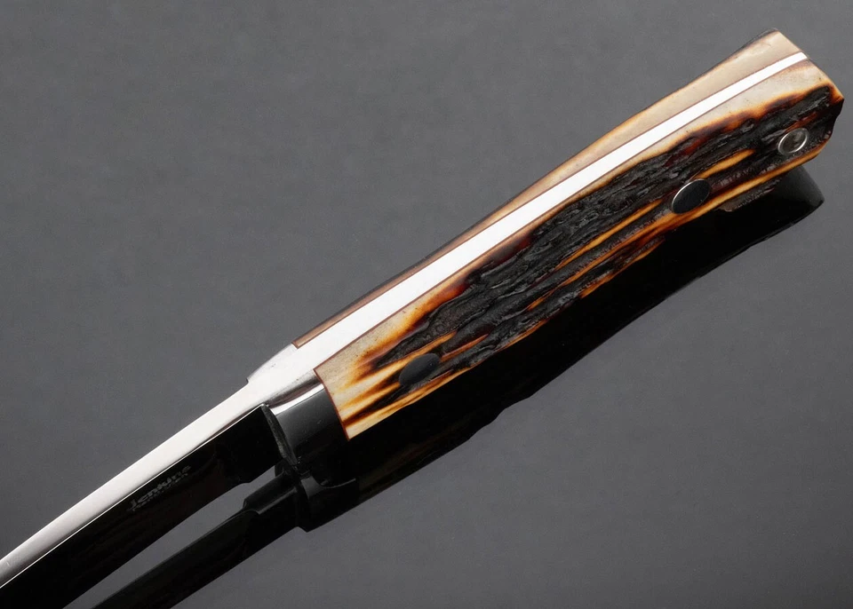 Ручной работы Bob без любви нож, охотничий нож, заказ ручной работы нож олень рог, - Изображение 3 из 4