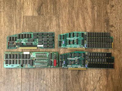 Lot Of 4 Rare Apple Ii Iie Ii Ae Ramworks Iii Checkmate Multiram Cx Iie Ebay