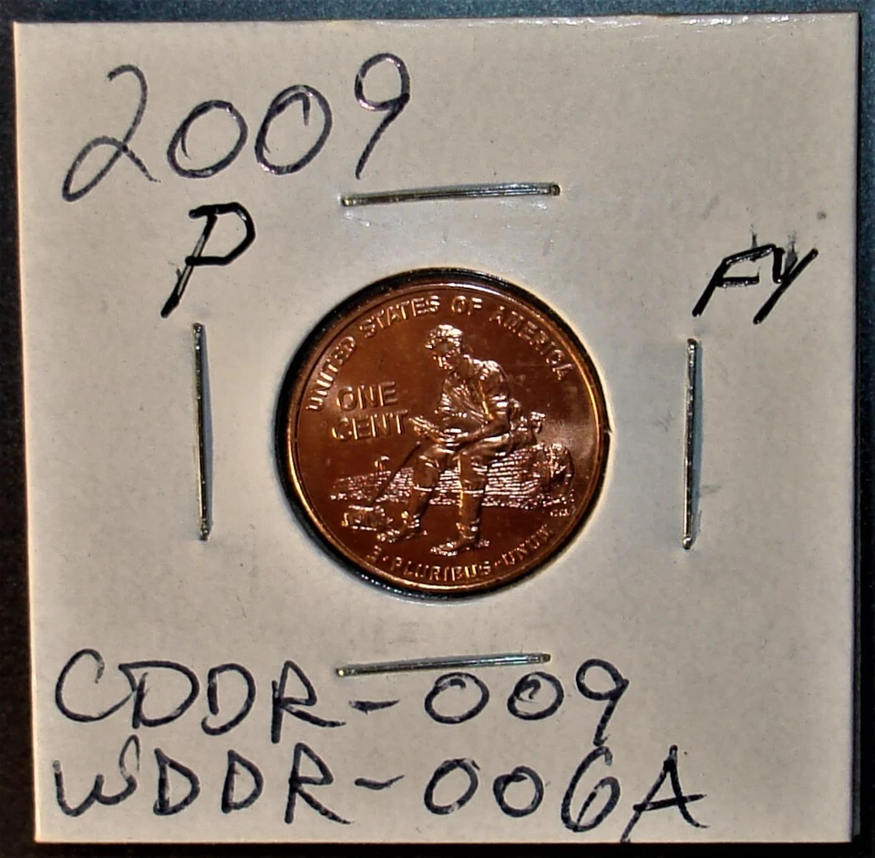 2009 P BU FY DBLD. DIE REV. & OBV. ERRORS WDDR-006 & WDDO-002 FREE SHIPPING - Image 4 of 4