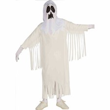 Forum Novelties White Ghost Costume, Boys Girls Child Medium 8-10 New