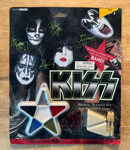 Kiss Techni Gesichter Make-up Kit Gene Paul Ace Peter Brandneu Versiegelt 1997 - Bild 1 von 2
