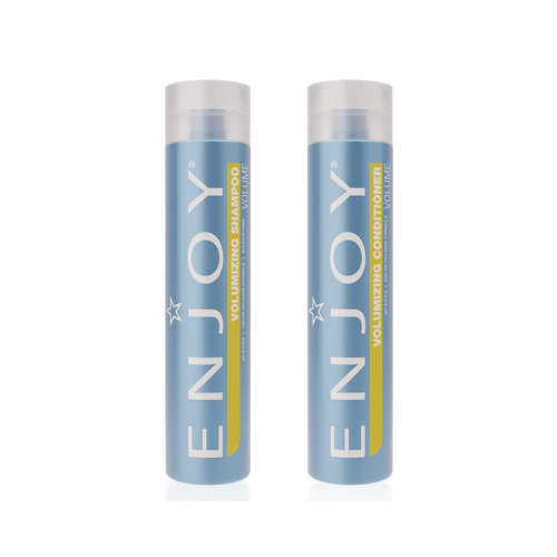 Enjoy Volumizing Shampoo and Conditioner for Color Treated Hair, Men and Women,