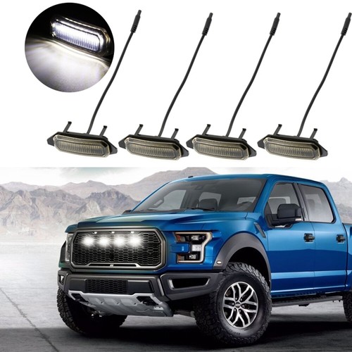 Amber Lens Raptor-Style LED Lights For Toyota RAV4 2019 Front Grill/Grille Mesh Amber Lens Raptor-Style LED Lights For Toyota RAV4 2019 Front Grill/Grille Mesh