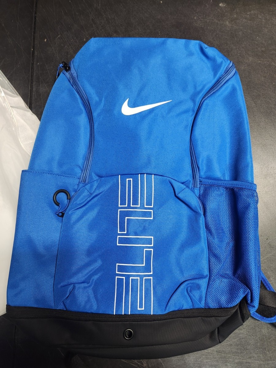 Nike Elite Backpack 32L Varsity Basketball Gym School Bag Blue
