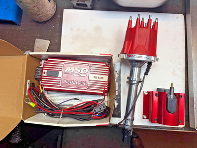MSD Zündverteiler 85551 und Zündbox 6425 sowie Zündspule als kit