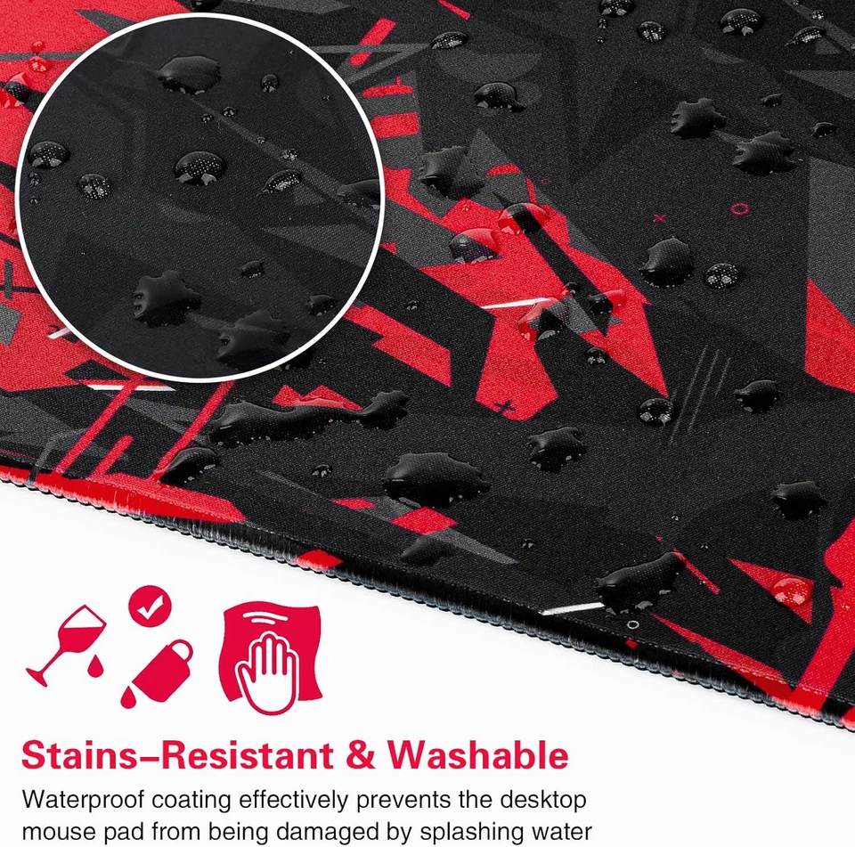 Gaming Mouse Pad, Large Extended Mouse Pad 31.5x15.7inch Big Computer Mousepad f - Image 4 of 4