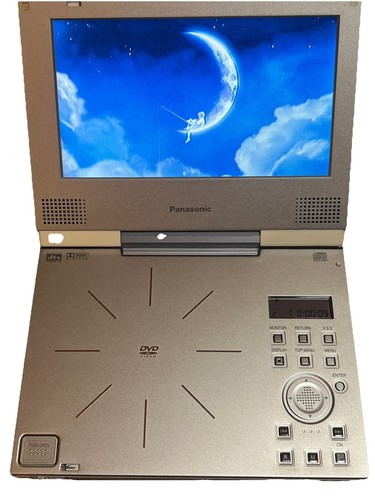 Portable Panasonic Dvd/Cd Video Player Model Dvd LV75 - Plugs Complete - Picture 4 of 4